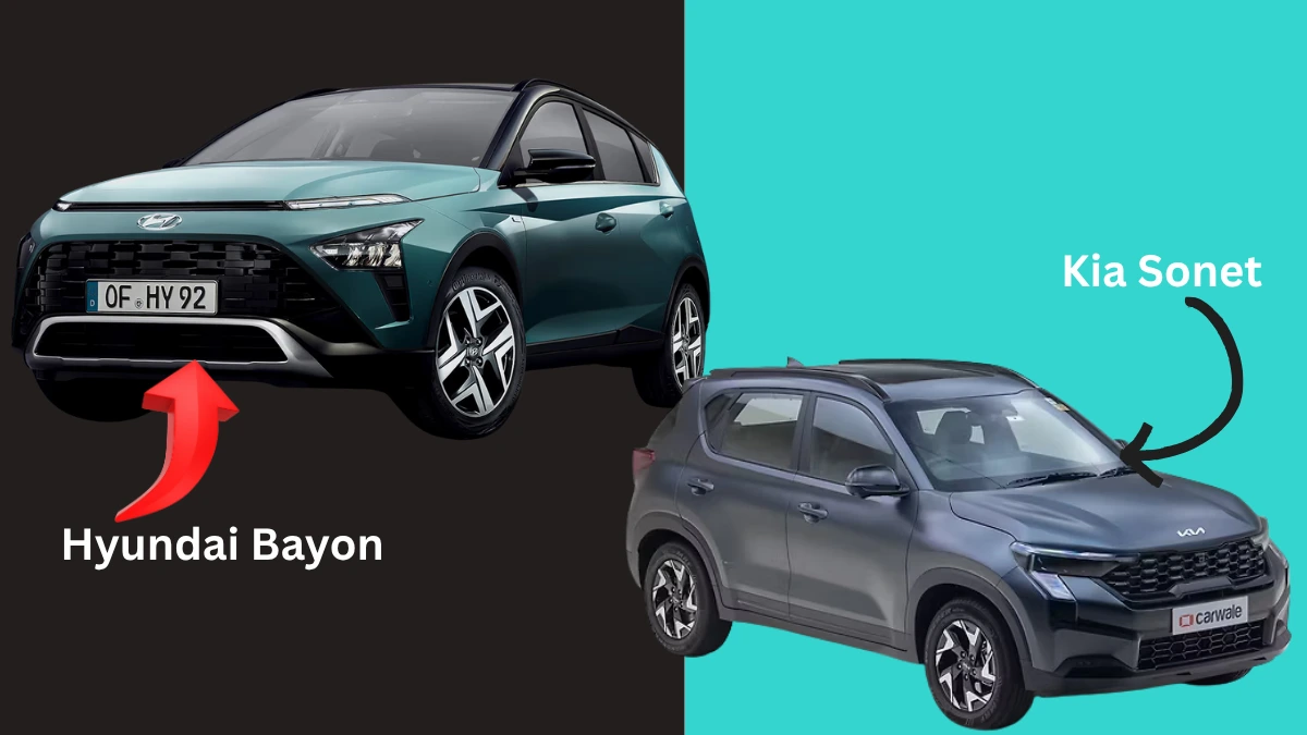 Head to Head A Detailed Comparison Between Hyundai Bayon And Kia Sonet