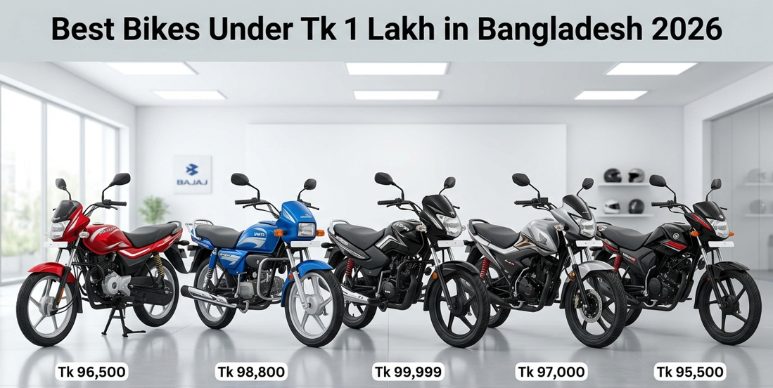 Best Bikes Under Tk 1 Lakh in bangladesh